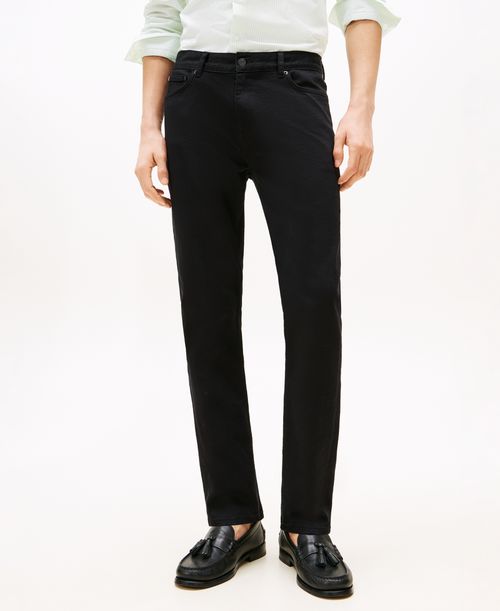 Tommy Hilfiger Men's Slim-Straight Denton Jeans - Black