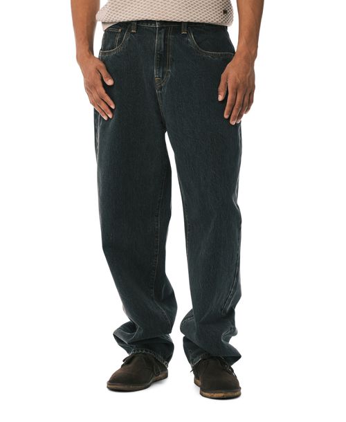 Buffalo David Bitton Men's Baggy-Fit Wide-Leg Jeans - Black