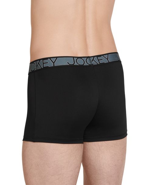Jockey Active Microfiber 2.5" Trunk - 3 Pack - Black