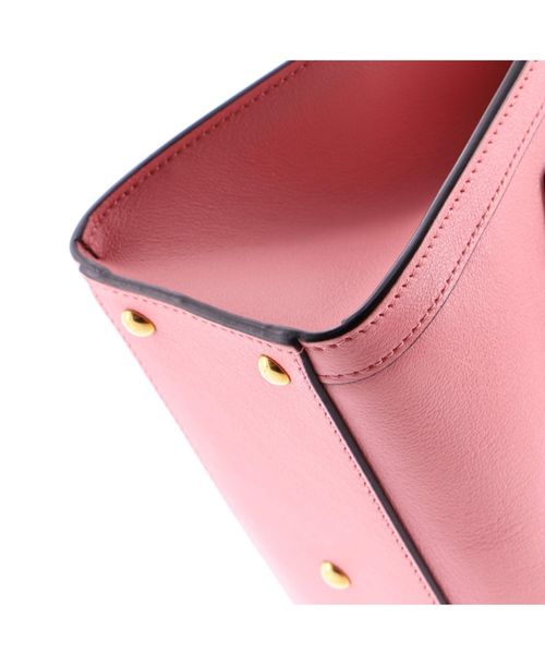 Pre-Owned Gucci Mini Diana Nm Bamboo Handle Tote Leather - Pink