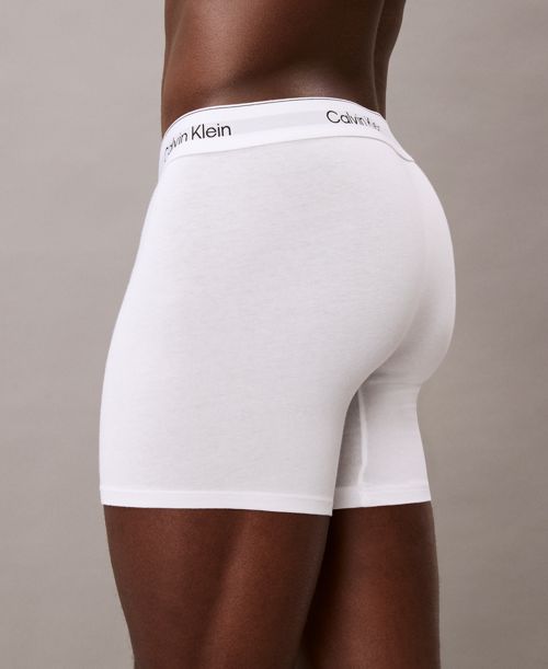 Calvin Klein Men's 3-Pack Icon Stretch Boxer Briefs - White