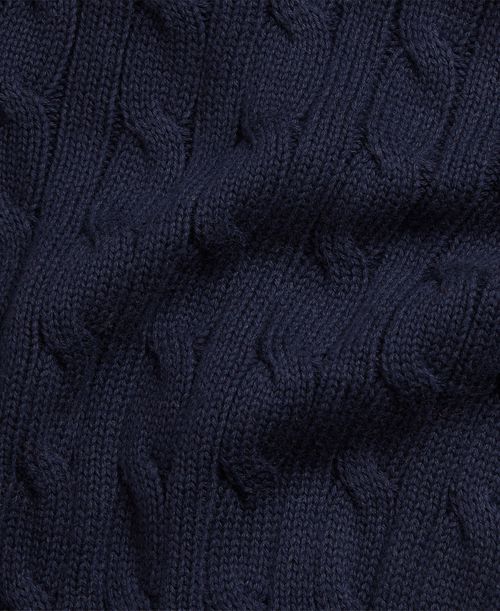 Polo Ralph Lauren Baby Boys Cotton Cable-Knit Cardigan - Navy