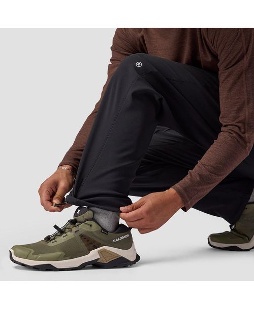 Backcountry Men's Destination Softshell Fleece Pant Softshell Pants - Black