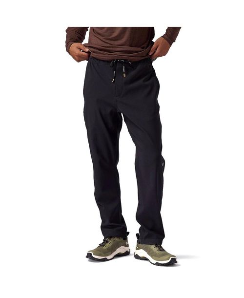 Backcountry Men's Destination Softshell Fleece Pant Softshell Pants - Black