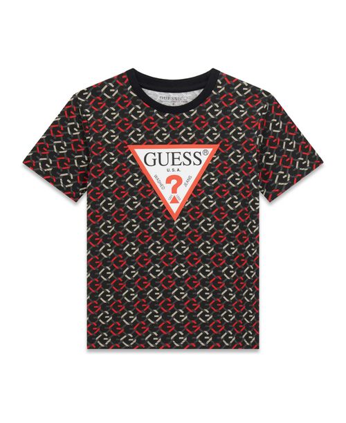 Guess Boys' 8-18 Printed Short-Sleeve T-Shirt - Black, Red, White
