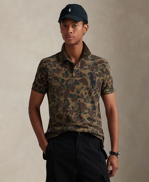 Polo Ralph Lauren Men's Short Sleeve Animated Polo Shirt - Outdoorsman Camo