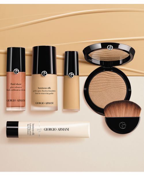 Armani Beauty Luminous Silk Glow Pressed Setting Powder - 9 (Tan to Deep with Pink Undertones)