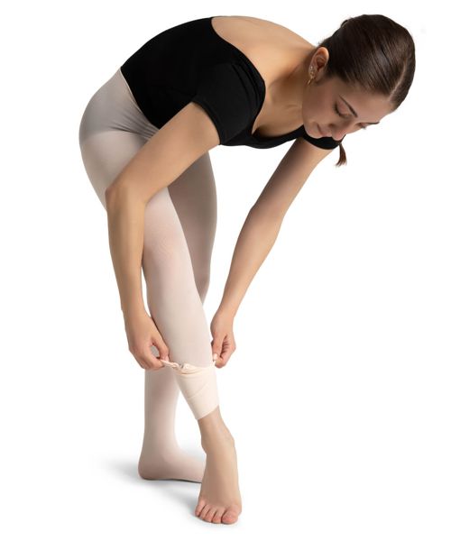 Capezio Women's Ultra Soft Transition Tight with Back Seam - Light pink