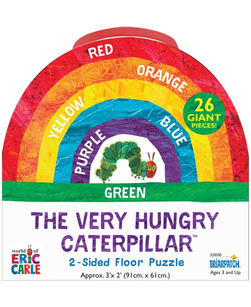 Briarpatch the Very Hungry Caterpillar - 2-Sided Floor Puzzle - 26 Pieces