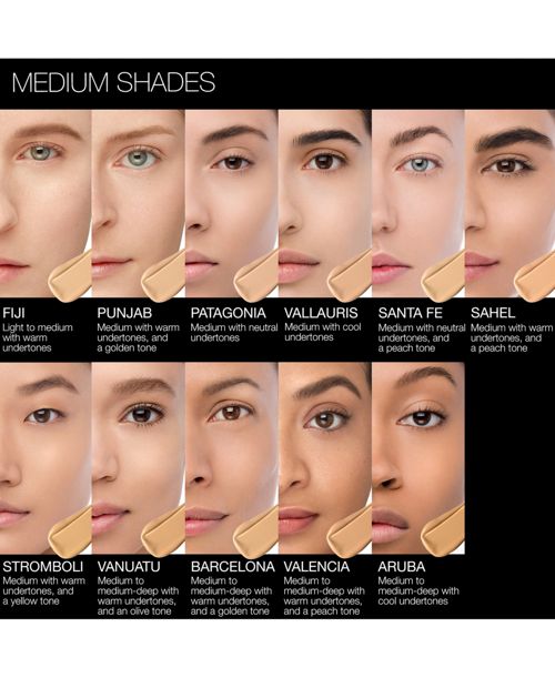 Nars Natural Radiant Longwear Foundation, 1 oz. - Vallauris (M1.5 - Medium with cool under