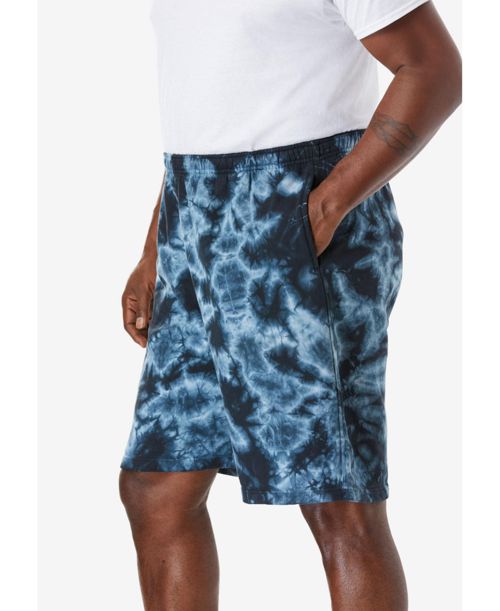KingSize Big & Tall Comfort Fleece Shorts - Heather charcoal