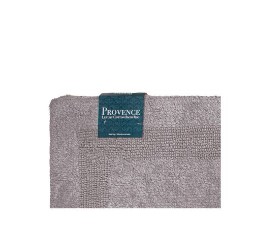 Arkwright Home Provence Bath Rug (20x32 in.), Cotton, Color Options - Grey