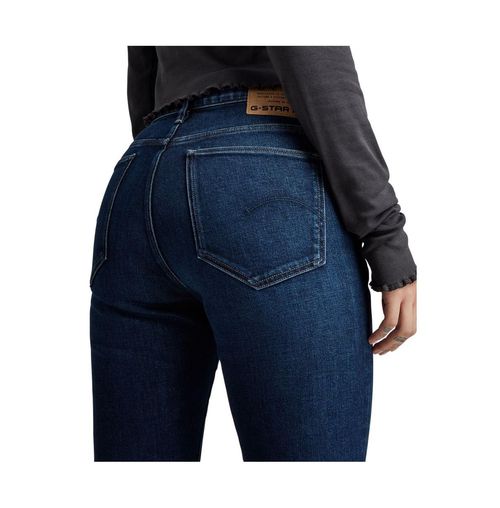 G-Star Women's Ace 2 Slim Straight Jeans - Worn in aster blue