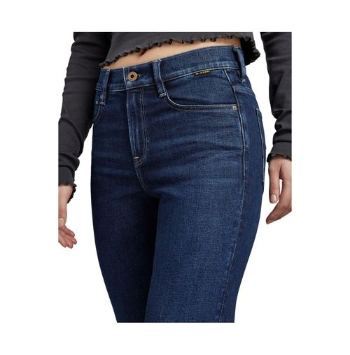 G-Star Women's Ace 2 Slim Straight Jeans - Worn in aster blue