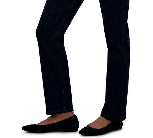 Style & Co Petite High-Rise Natural Straight-Leg Jeans, Petite & Petite Short, Created for Macy's - Indigo Rinse