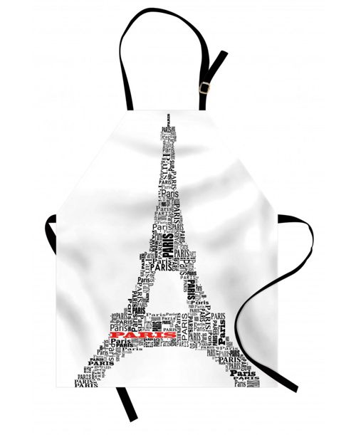 Ambesonne Paris Apron - Multi