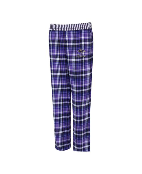 Concepts Sport Women's Purple Baltimore Ravens Laney Plaid Tri-Blend Pants - Purple