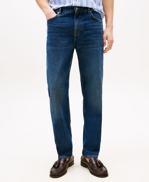 Tommy Hilfiger Men's Slim-Straight Denton Jeans - Dark Indigo