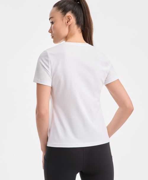 Id Ideology Women's Essential Cotton Short-Sleeve T-Shirt, Exclusively at Macy's - Bright White