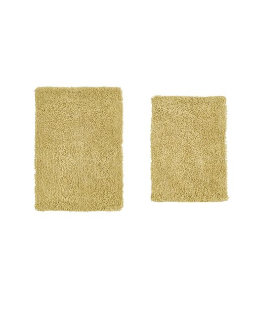 Home Weavers Fantasia 2-Pc. Bath Rug Set - Yellow
