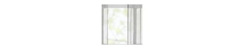 Kate Aurora Hotel Lux 2 Piece Charcoal Gray Rod Pocket Sheer Curtain Panels - Charcoal