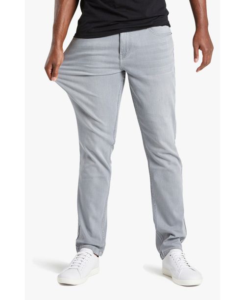 Mugsy Mens Classic Fit Jeans (Signature Stretch Denim) - Light gray