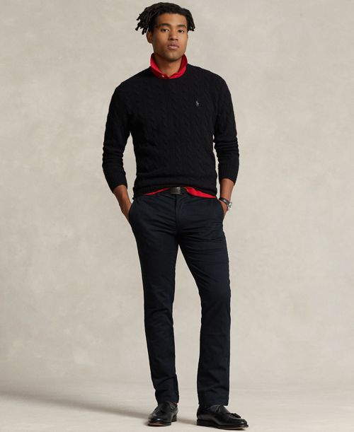Polo Ralph Lauren Men's Slim-Fit Stretch Chino Pants - Polo Black