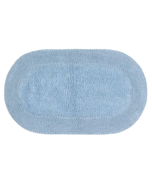 Home Weavers Double Ruffle Bath Rug, 21" x 34" - Blue