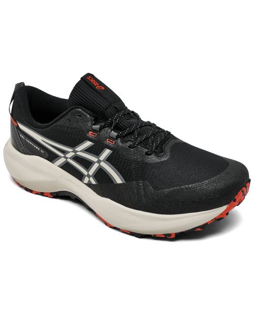 Asics Men's Gel-Venture 11 Trail Running Sneakers from Finish Line - Black, Light Dust