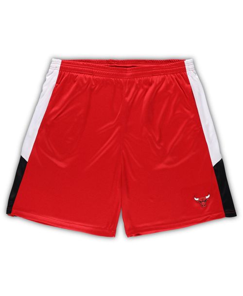 Men's Fanatics Red Chicago Bulls Big and Tall Champion Rush Practice Shorts - Red