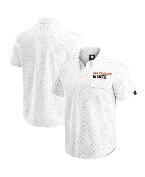 Darius Rucker Collection by Fanatics Men's Cream San Francisco Giants Printed Button-Down Shirt - Cream