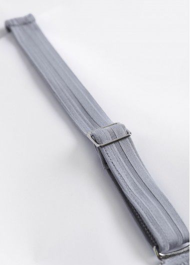 Modlily Patchwork Tribal Print Grey Tankini Set - L