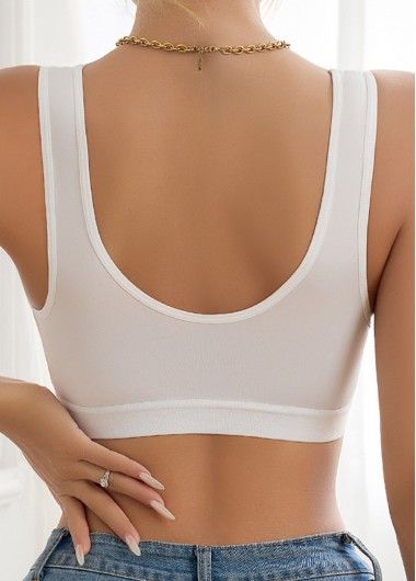 Modlily Sexy Babydoll Lingerie Chemises Beige Lace Patchwork V Neck Bra - L