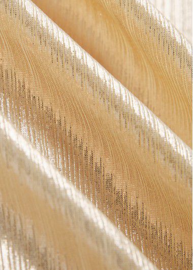 Modlily Bowknot Design Hot Stamping Champagne Sarong - XL