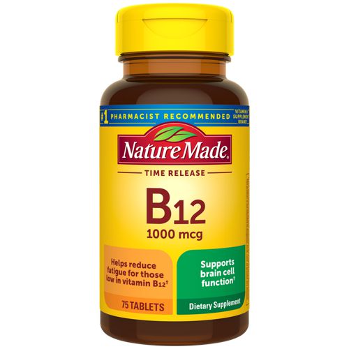 Nature Made Vitamin B12 Time Release 1000 mcg Tablets
