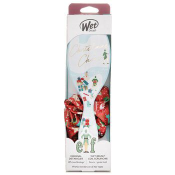 Wet BrushOriginal Detangler Elf + Scrunchie Hair Brush 1pc