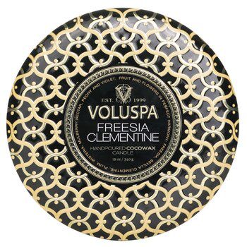 Voluspa3 Wick Decorative Tin Candle - Freesia Clementine 340g/12oz