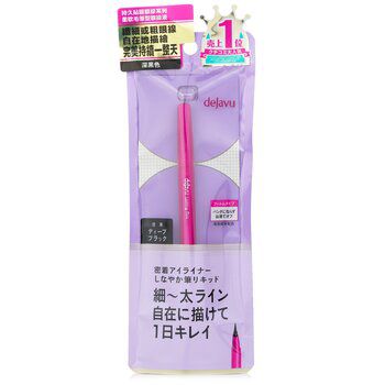 DejavuLasting Fine Liquid Eyeliner - # Deep Black 0.55ml/0.018oz