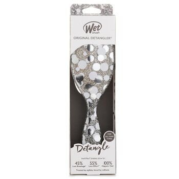 Wet BrushOriginal Detangler Groovy Disco Silver Hair Brush 1pc