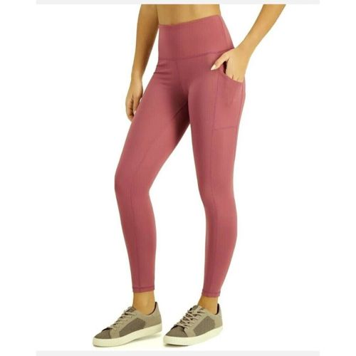 Ideology High-Waist Side-Pocket 7/8 Length Leggings $35 ,Size M