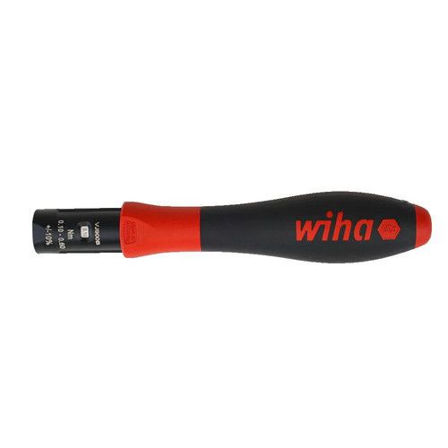 Wiha Softfinish Torquevario-S Screwdriver Handle, 0.1 - 0.6 Nm