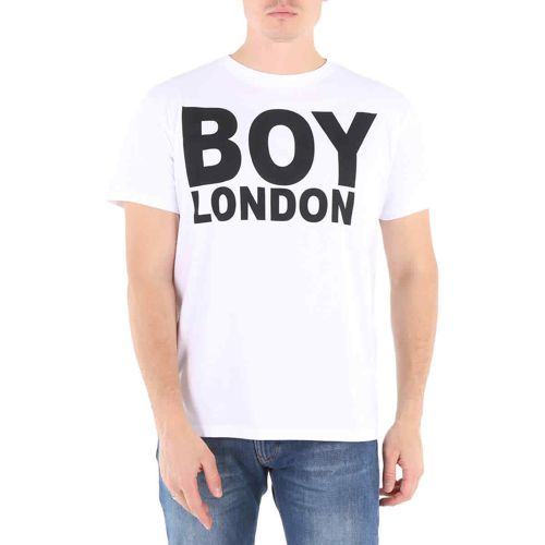 Boy London Men's White Black Boy London Tee