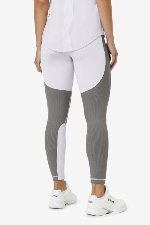 Fila Performance Women's Forza Textured 7/8 Leggings Lavender /Grey M
