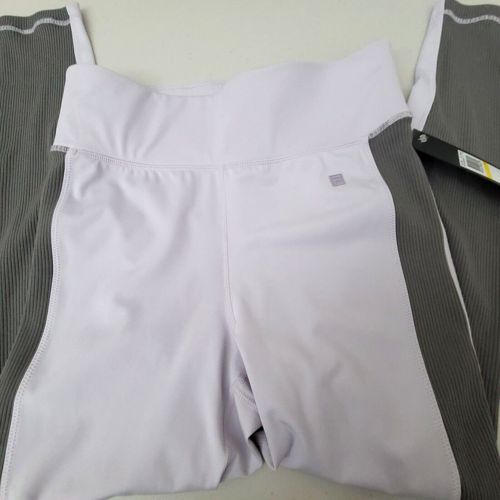 Fila Performance Women's Forza Textured 7/8 Leggings Lavender /Grey M