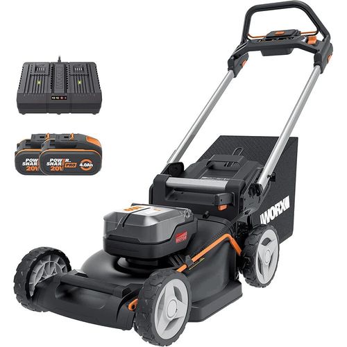Worx Nitro 40V Power Share Pro 21 Inch Cordless Self-Propelled Lawn Mower Kit