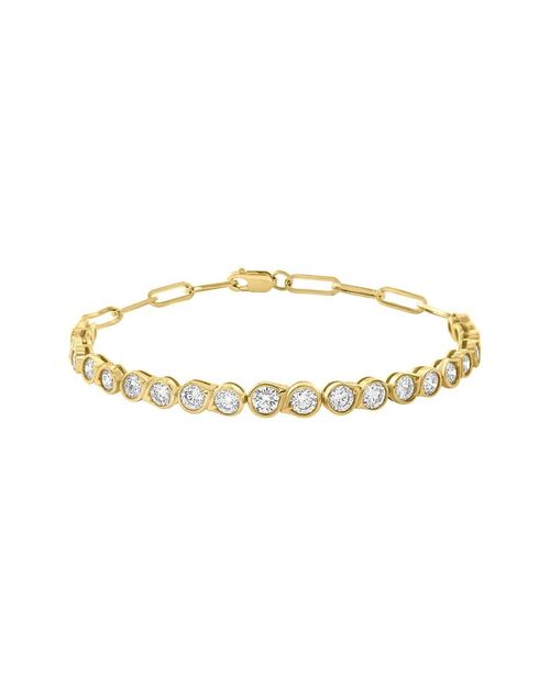 Effy Fine Jewelry Gold Over Silver 3.18 Ct. Tw. Lab-Grown Diamond Bracelet