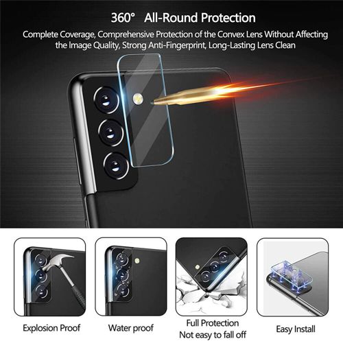 For Samsung S20 S21 S22 S23 S24 S25 Camera Lens Tempered Glass Screen Protector
