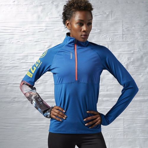 [AB9286] Womens Reebok Crossfit One Series Waterproof Softshell 1/4 Zip