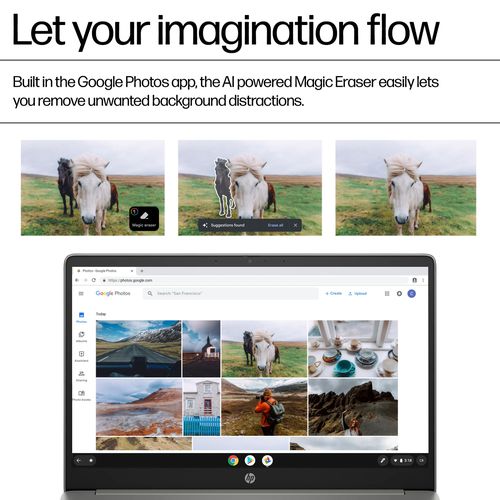 HP Chromebook Laptop Computer 15.6" FHD Intel Core i3 8 GB memory; 128 GB UFS