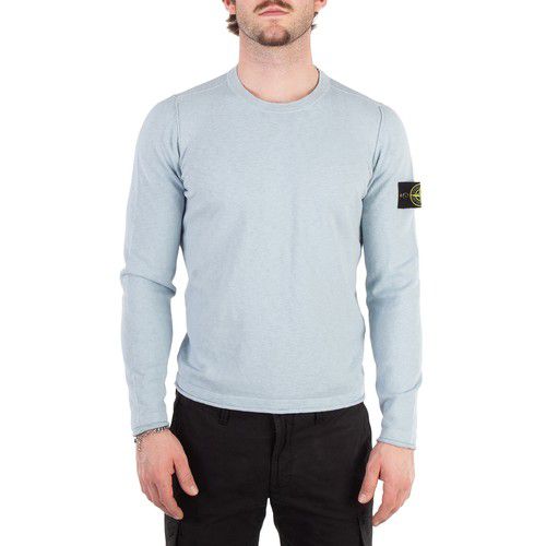 Stone Island Compass Badge Cotton Sweater, Size Small